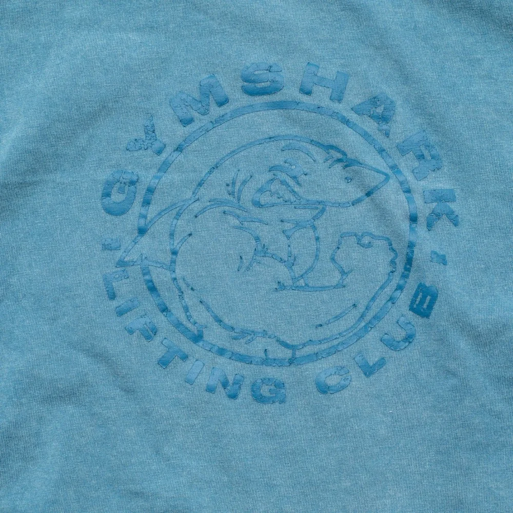 Gymshark Lifting Club Women Crop Top Gym Active Wear T Shirt Shark Legacy Washed - Picture 2 of 6